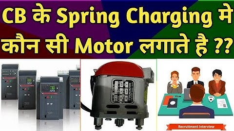 Circuit Breaker Spring Charging Motor| MDO EDO Type Circuit Breaker | Hindi
