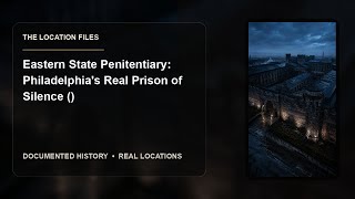 Eastern State Penitentiary: Philadelphia's Real Prison of Silence (The Location Files)