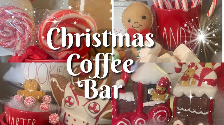 RAE DUNN CHRISTMAS COFFEE BAR 2022