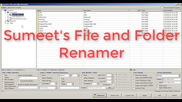 File renamer, Insert, modify, or remove characters from your filenames.