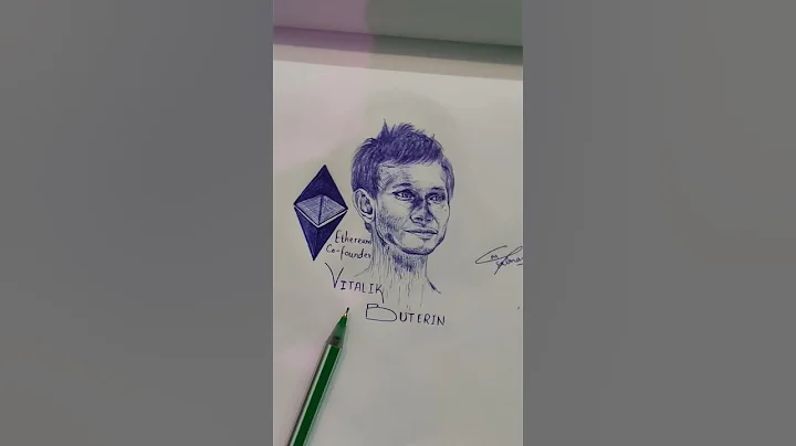 Ethereum co founder | Vitalik Buterin | sketch of vitalik | Ethereum | blockchain | виталик