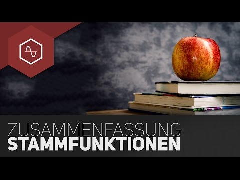 Stammfunktion - Komplette Zusammenfassung fürs Mathe-Abi