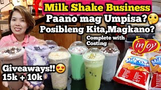 Gaano ka Hassle Free ang Milk Shake ni Injoy Philippines,   Giveaways!! Complete with Costing