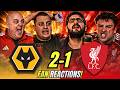 Liverpool Fans LOSE IT 😤 Reactions to Wolves 2-1 Liverpool | Premier League Fan Reactions