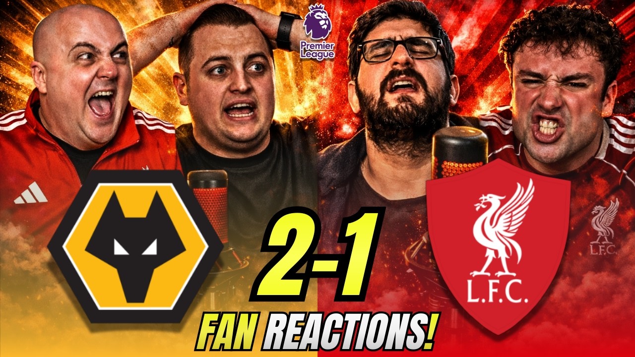 Liverpool Fans LOSE IT ๐ค Reactions to Wolves 2-1 Liverpool | Premier ...