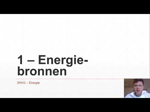 3HVG - Energie 1 - Energiebronnen