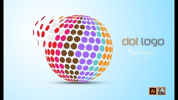 How to Make Dot logo Design in Adobe illustrator | Ju Joy Design Bangla | By Ibru