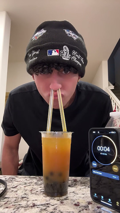 How to drink boba the right way 😍