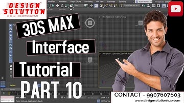 How to import pdf plan in 3dsmax | 3ds max tutorial in hindi | Design Solution 9907607603