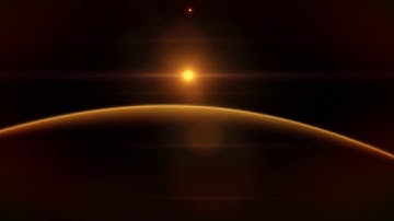 TRAPPIST-1e Orbit and landing - SpaceEngine