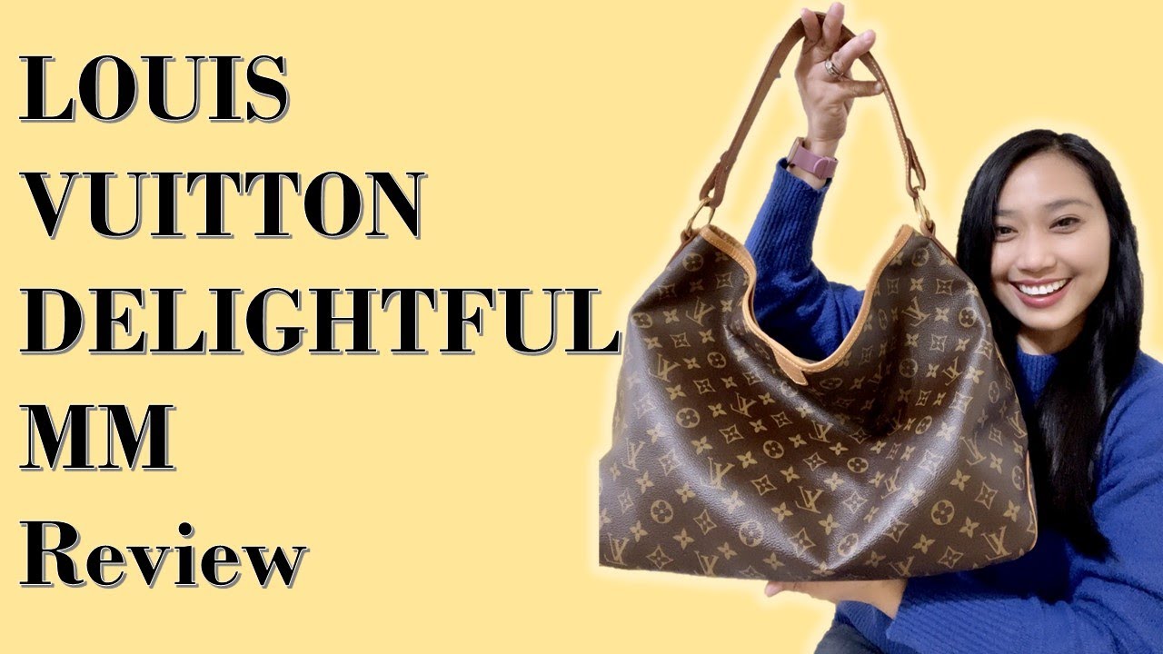 Louis Vuitton Delightful MM Review. Dimensions. What fits in. How