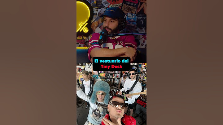 Vestimenta del Tiny Desk de Ca7riel y Paco Amoroso