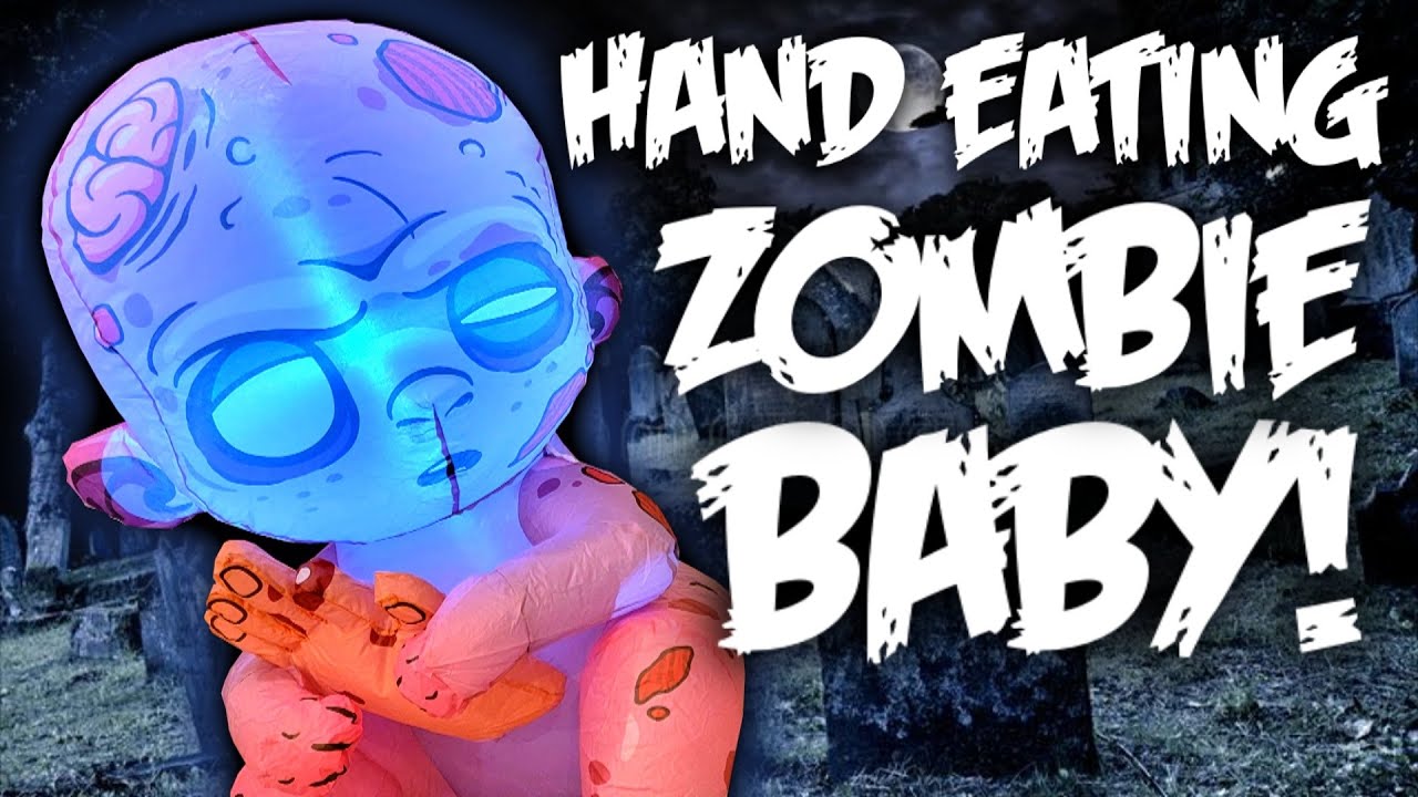 INFLATABLE HAND EATING ZOMBIE BABY By GOOSH For HALLOWEEN From AMAZON inflatable-hand-eating-zombie-baby-by-goosh-for-halloween-from-amazon