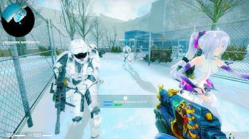 Counter Strike Global Offensive - Zombie Escape mod online gameplay on Siberia 1990 map