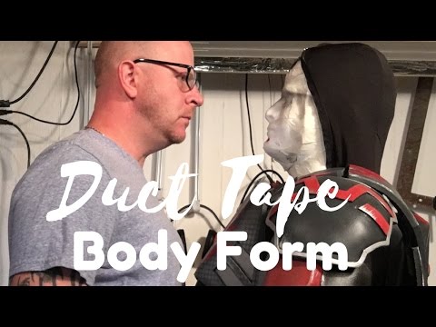 DIY Duct Tape body form - cosplay and patterns