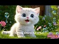 Kitten song  cat song for kids  nursery rhymes  trending viral kidssong kitten cat