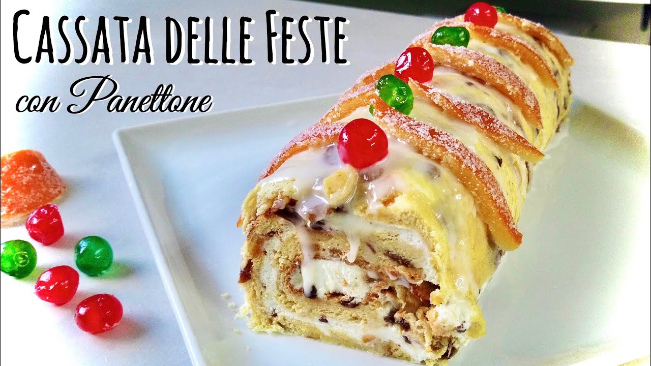 CASSATA DELLE FESTE очень быстро без приготовления с панеттоне или пандоро 🎄