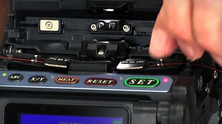 Single fiber preparation for use in the 70S fusion splicer