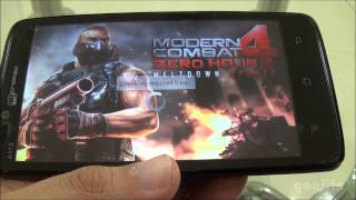 Dead Trigger, Asphalt and MC4 on Micromax Canvas Ego A113