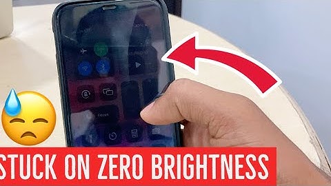 How to Fix iPhone Stuck on Zero Brightness | Zero Brightness on iPhone after iOS 17 Update - FIXED