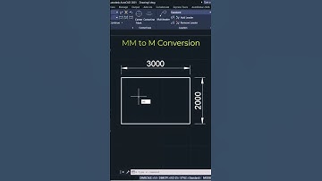 AutoCAD: BEST MM to M Conversion Command