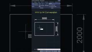 AutoCAD: BEST MM to M Conversion Command