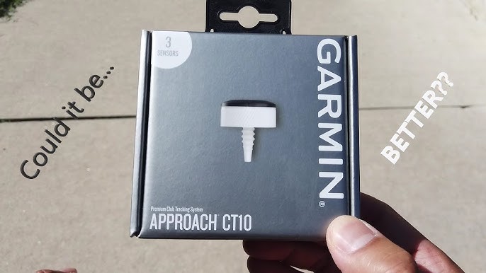 Garmin Kit de iniciante CT10 da Approach, sistema de rastreamento  automático do clube, 3 sensores