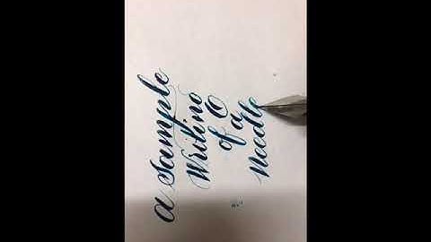 sanjayflexnib - steel modified flex nib - Needlepoint - superflex - Nikhil