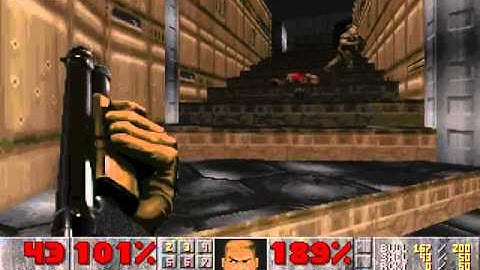 DOSBOX DOOM E1M2 둠 1-2 (General Midi)