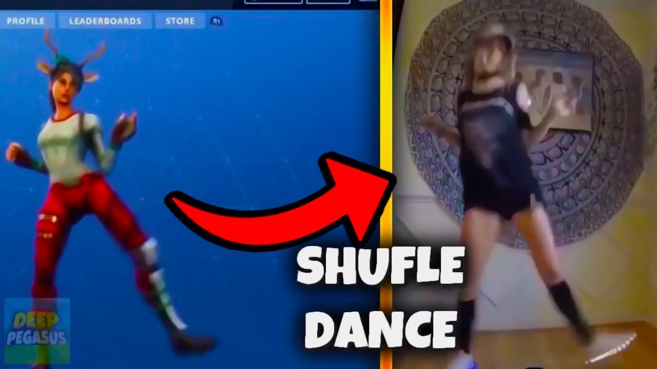 👉¡BAILES DE FORTNITE VS LA VIDA REAL 2018🔥 (Best electro shufle dance)