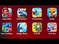 Angry Birds Go,CSR Racing 2,Thomas Minis,Zooba,PJ Masks Hero Academy,Paw Patrol,PvZ HD,Hungry Shark