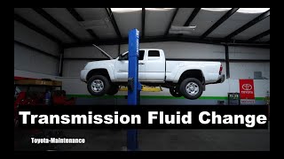 Toyota Tacoma Manual Transmission Fluid Change