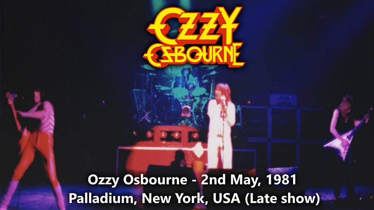 Ozzy Osbourne - 1981-05-02, Palladium, New York City, NY [Late Show] [IA Enhanced]