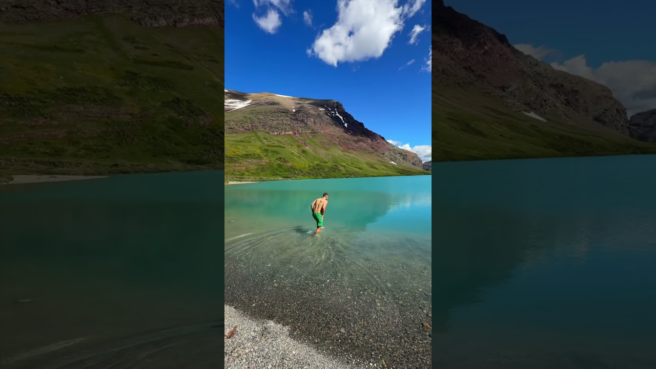 🥶Cold Plunge in a Glacier