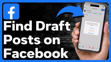How To Find Draft Posts On Facebook