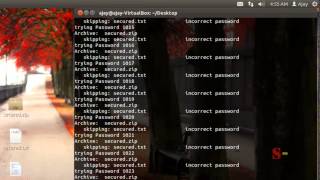 A simple Zip password Cracker shell script for Linux systems