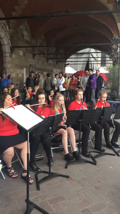 Gonna Fly Now Belgium tour 2014 Brass Group Glan Afan