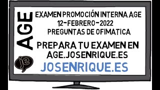 TEST OFIMÁTICA Oposiciones 【Examen resuelto】 Auxiliar Promoción Interna - Vídeo 1 de 2