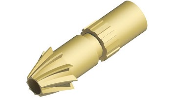 Autocad tutorial | how to make helical bevel gear in Autocad