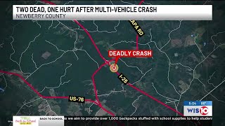 Coroner: 2 victims identified after I-26 crash in Newberry County