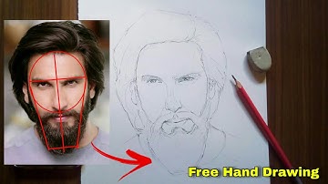 How to Draw Face | Free Hand 🔥 Easy step for beginners by Aditya Vyawahare Arts