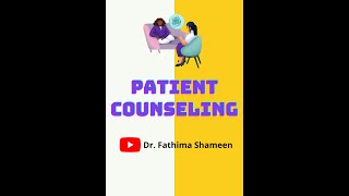 Patient Counseling Tips pharmacist shorts