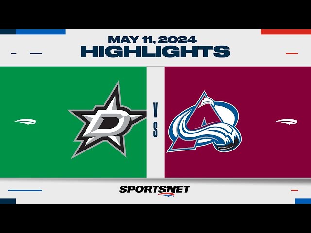 NHL Game 3 Highlights | Stars vs. Avalanche - May 11, 2024 class=