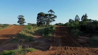 Drone fpv of motocross track.