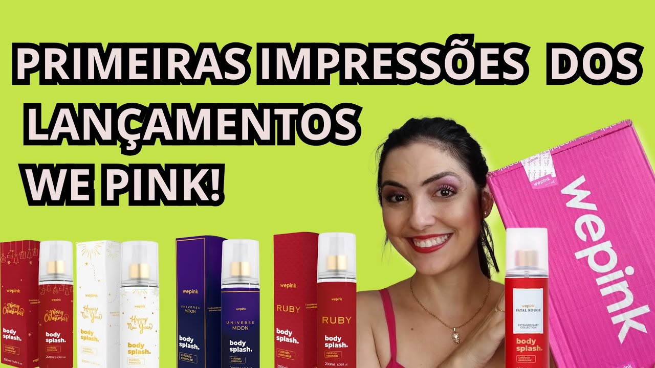 Body splashs Merry Christmas,Happy New Year,Fatal Rouge,Universe Moon, Ruby e Heaven da We Pink!🩷