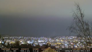 Timelapse Cam 2 - Natt til 22. desember 2018