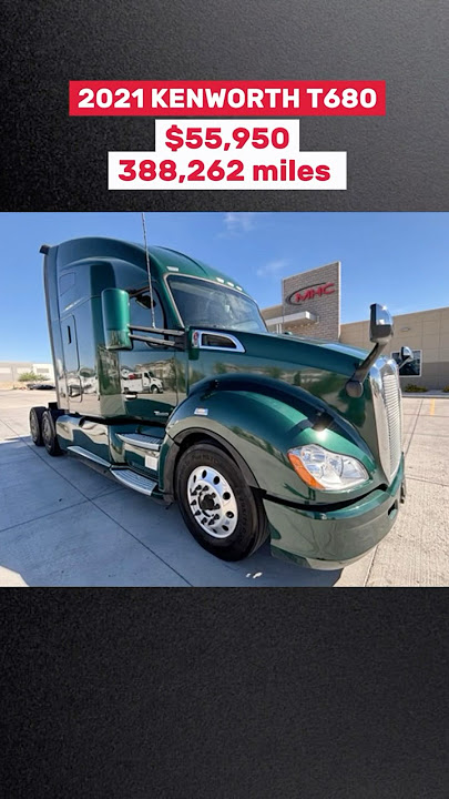 SALE! 2021 KENWORTH T680❗️$55,950.  MILEAGE:388,262 miles.  ENGINE: Paccar MX13.  -se habla español-