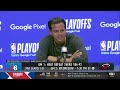 Erik Spoelstra Postgame Interview | Miami Heat beat Philadelphia 76ers 106-92
