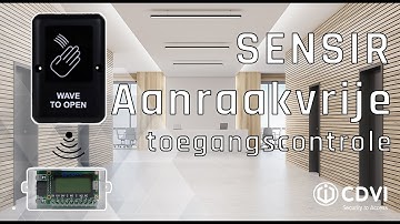 Aanraakvrije toegangscontrole met SENSIR