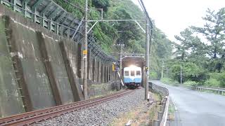 2019.7.04 伊豆急行線　片瀬白田～伊豆稲取間　さよならクモハ103特別運転307運用